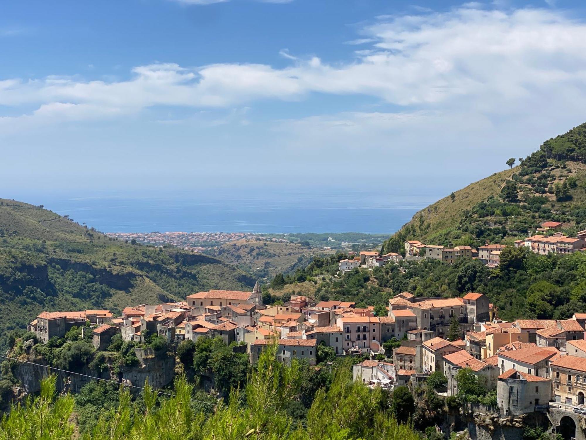 La Terrazza Nel Borgo Hotel Tortora Kültér fotó